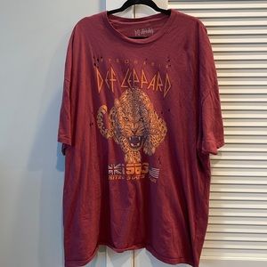 Oversized Def Leppard T-Shirt L/XL